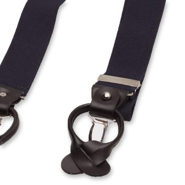 Luxe donkerblauwe bretels (2)