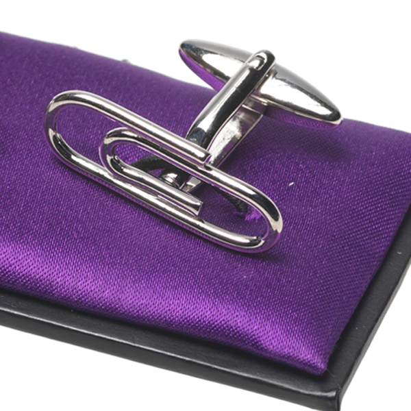 Paperclip manchetknopen (2)