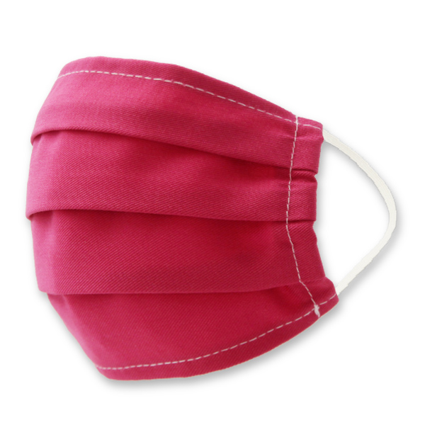 Stoffen Mondkapje - Fuchsia (2)