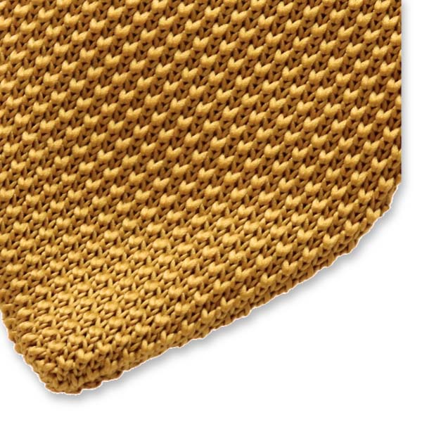 Gebreide Gouden Stropdas  (2)