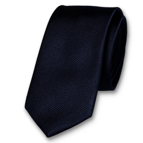 Smalle Nachtblauwe stropdas (1)