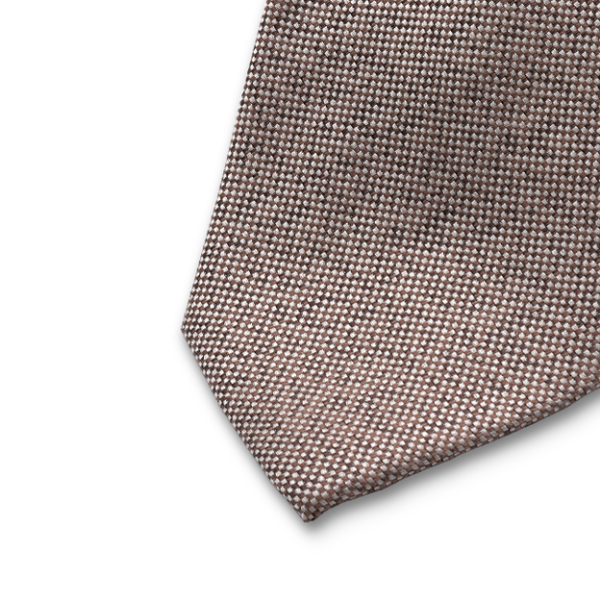 Bruine Stropdas Two-tone (2)