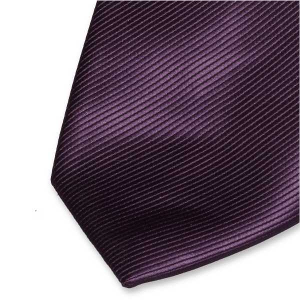 Polyester donkerpaarse stropdas (2)