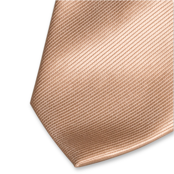 Polyester beige stropdas (2)