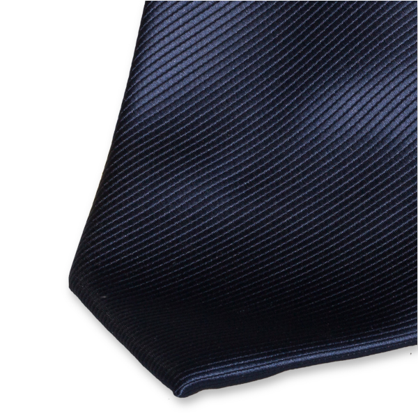 Polyester donkerblauwe stropdas (2)