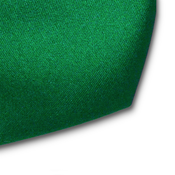 Satijn polyester stropdas smaragdgroen (2)