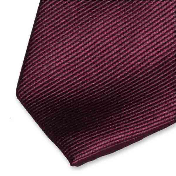 Smalle aubergine stropdas (2)