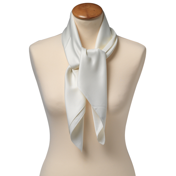  Polyester shawl roomwit - vierkant (2)