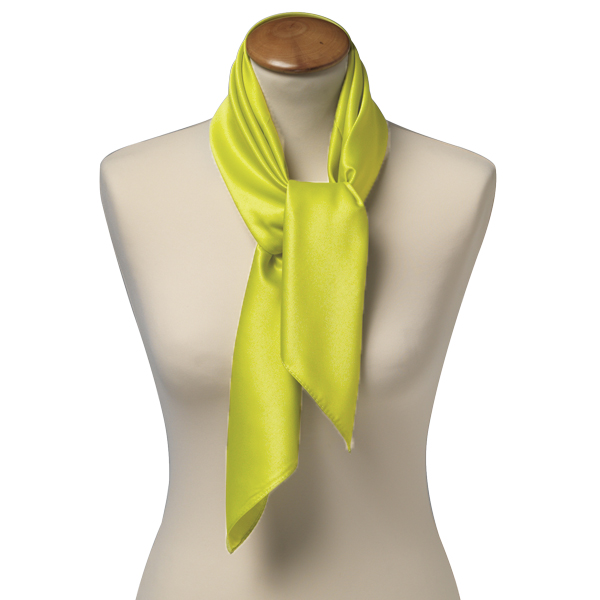 Polyester shawl lime - vierkant (2)