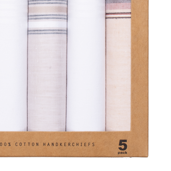 Zakdoeken heren - Beige (2)