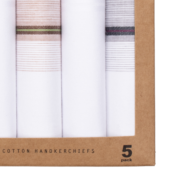 Zakdoeken heren - Wit variatie (2)