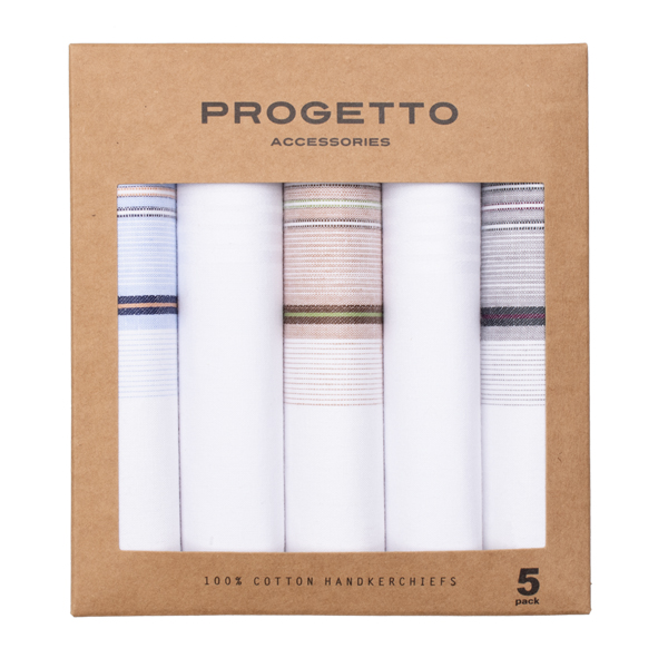 Zakdoeken heren - Wit variatie (1)