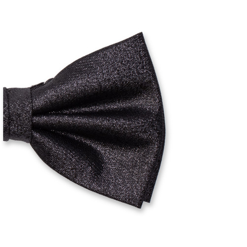 Zwarte vlinderdas met glitters (2)