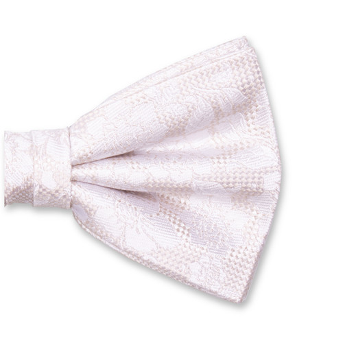 Witte Vlinderstrik Kant Patroon Jacquard (2)