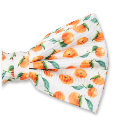 Vlinderstrik Mandarijn Dessin (2)