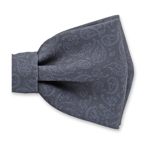 Donkerblauwe Paisley Vlinderstrik (2)