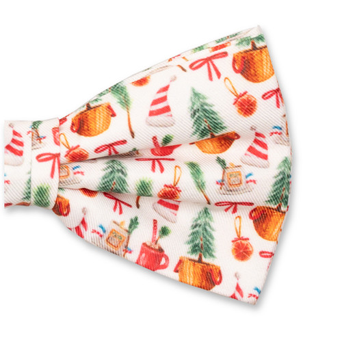 Kerst vlinderstrik - Kerstpatroon (2)