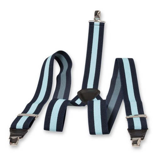 Gestreepte bretels navy/blauw (2)