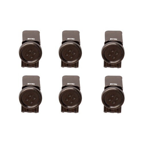Losse Knopen voor Bretels - Gunmetal (1)