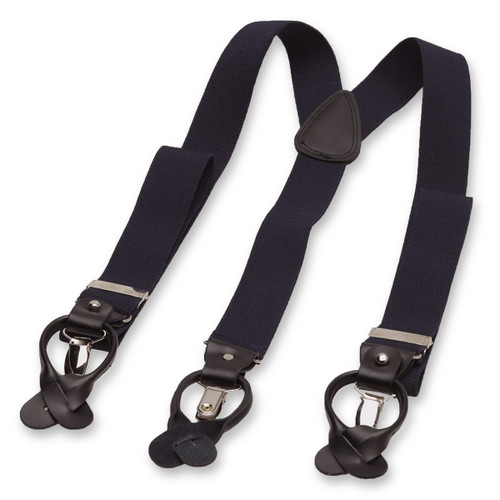 Luxe donkerblauwe bretels (3)