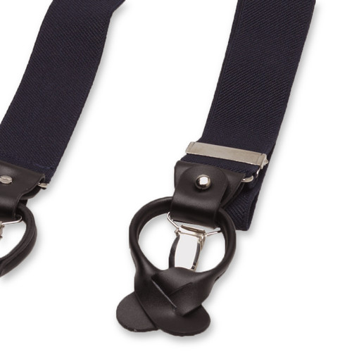 Luxe donkerblauwe bretels (2)