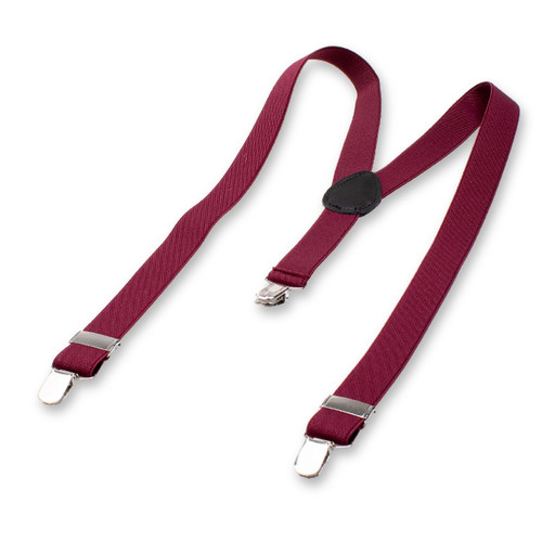 Bordeauxrode Kinderbretels (2)