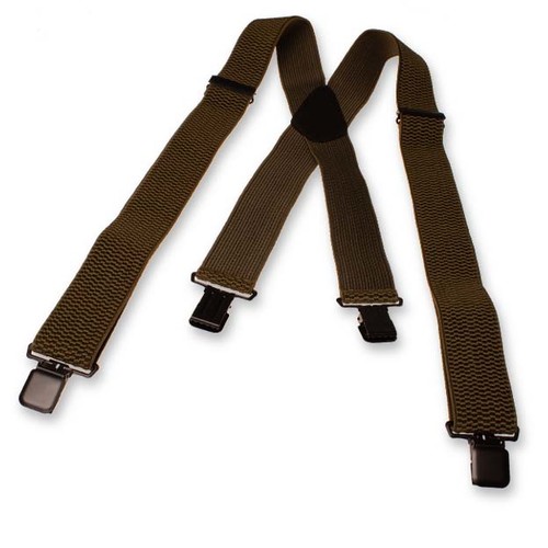 Olijfgroene Werk Bretels  (3)