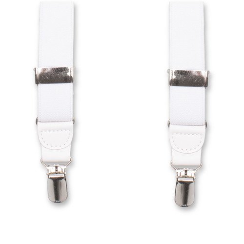 Smalle witte dames bretels (1)