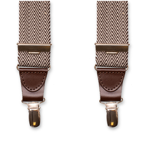 XIV Bretels - Herringbone Bruin (3)