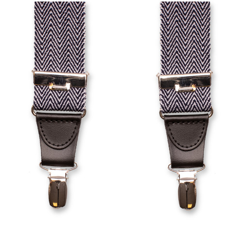 XIV Bretels - Herringbone Donkerblauw (4)