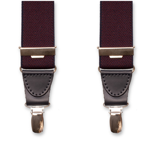 XIV Bretels - Herringbone Rood Blauw (4)