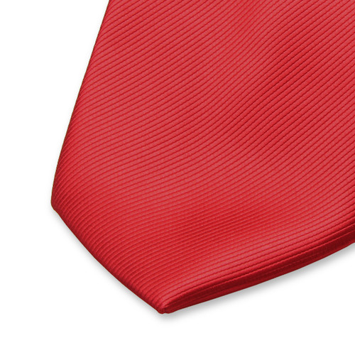 Veiligheidsstropdas Rood - Ribstructuur (2)