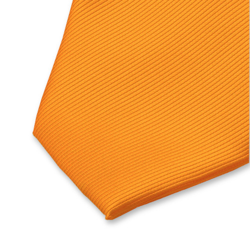 Veiligheidsstropdas Oranje - Ribstructuur (2)