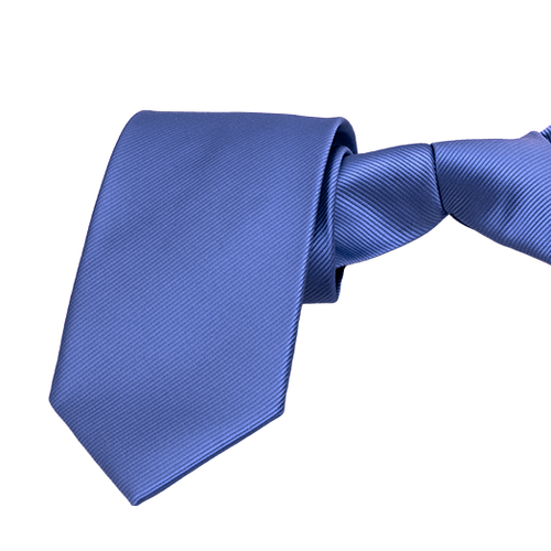 Veiligheidsstropdas Blauw - Ribstructuur (2)