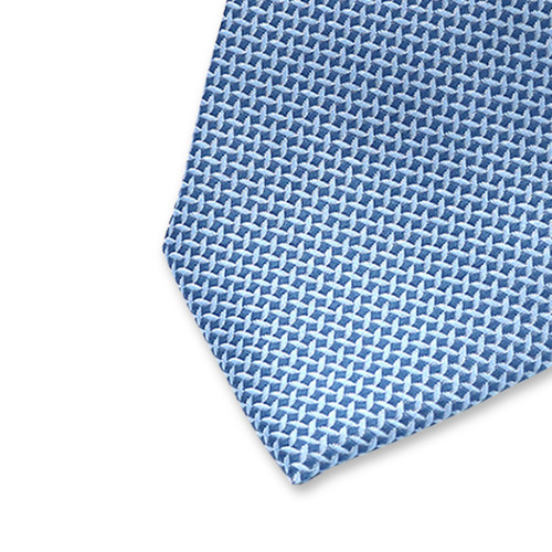 Blauwe Stropdas met dessin (2)