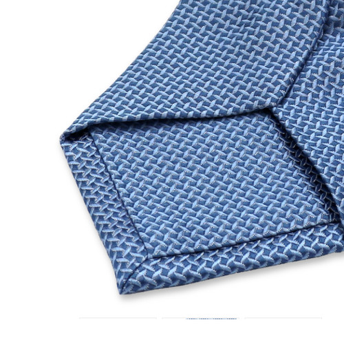 Blauwe Stropdas met dessin (3)