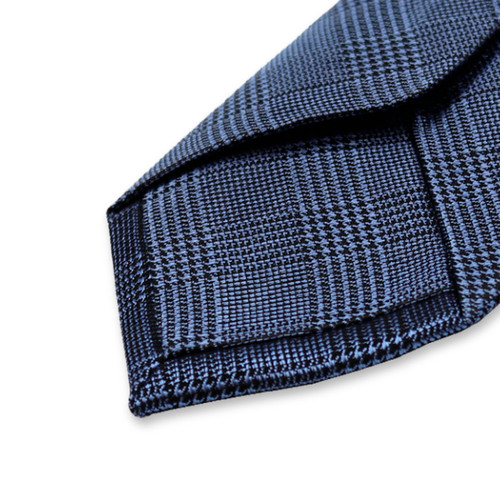 Geruite Stropdas Blauw (3)