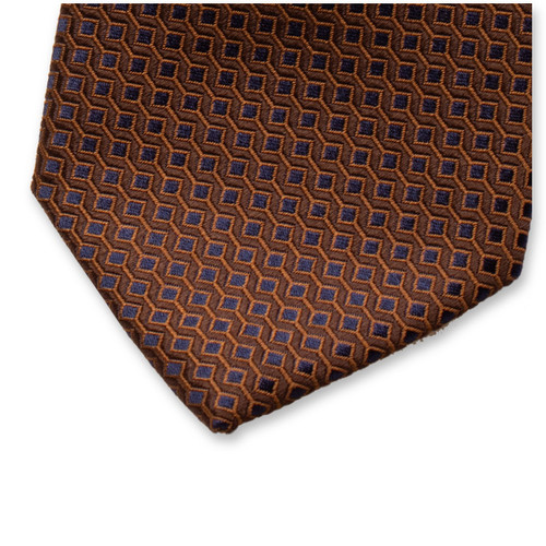 Stropdas Modern Patroon - Bruin (2)