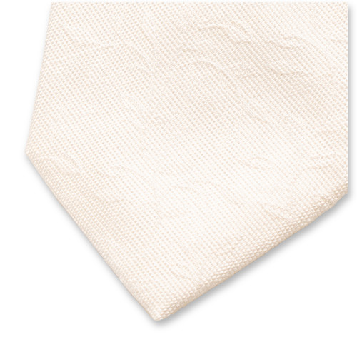 Trouw stropdas Ecru - Bloemen (2)