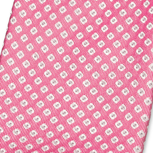 Stropdas roze met dessin (2)