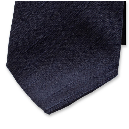 Donkerblauwe Stropdas - Italiaans Zijde (2)