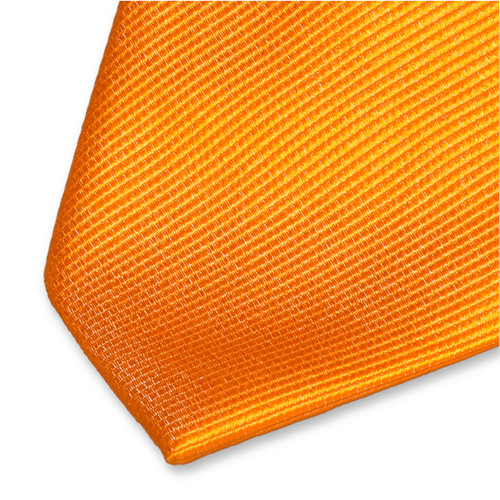 Smalle oranje stropdas (2)