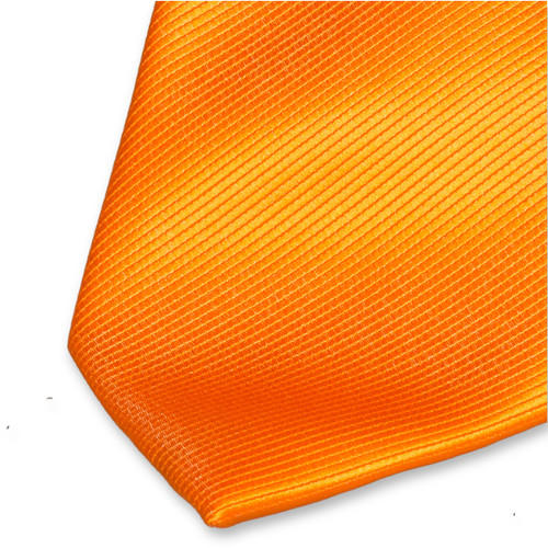 Polyester oranje stropdas (2)
