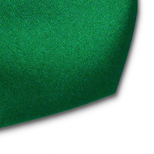 Satijn polyester stropdas smaragdgroen (2)