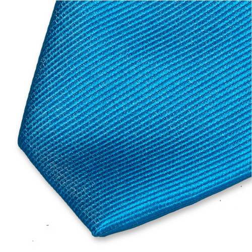 Smalle hardblauwe stropdas (2)