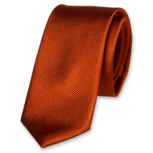 Smalle rusty stropdas - Zijde (1)