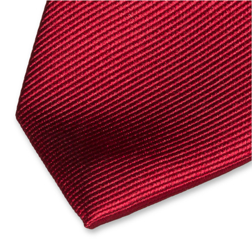 Smalle donkerrode stropdas (2)