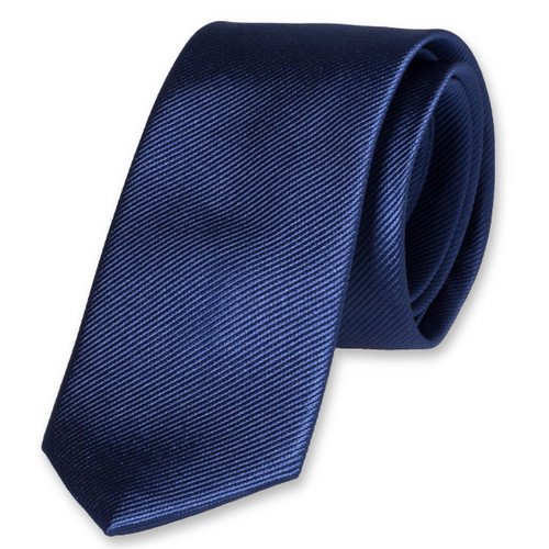 Smalle saffierblauwe stropdas (1)