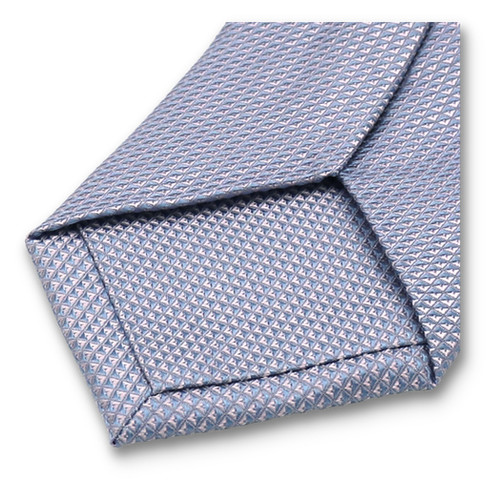 Smalle Lichtblauwe Stropdas Grafisch (3)