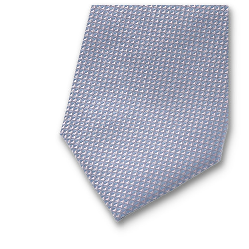 Smalle Lichtblauwe Stropdas Grafisch (2)